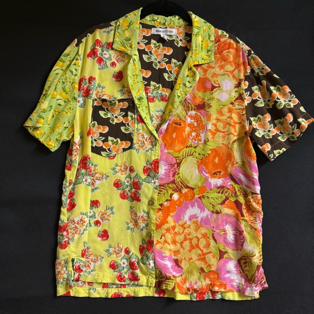 Dries Van Noten Floral Patchwork Shirt